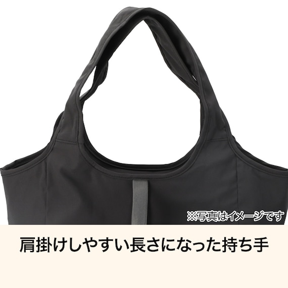 おりたためる保冷バッグポケット付(13L ダークグレー) 2枚目画像
