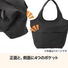 おりたためる保冷バッグポケット付(13L ダークグレー) 3枚目画像