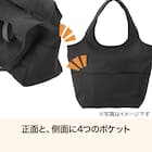 おりたためる保冷バッグポケット付(13L ダークグレー) 3枚目画像