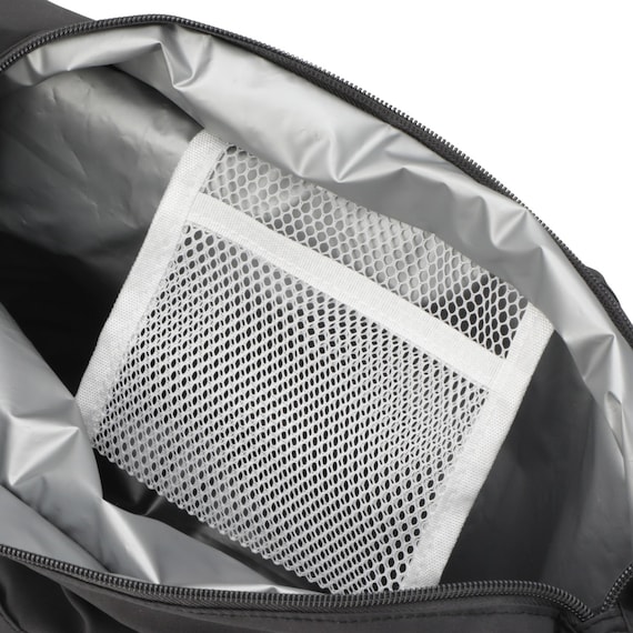 おりたためる保冷バッグポケット付(13L ダークグレー) 18枚目画像