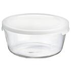 耐熱ガラス保存容器 (丸型1200ml) 1枚目画像