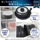 【取っ手がとれる】IH・ガス火 スピンコート フライパン・鍋 5点セット(MO FS005) つるつるコーティング 10枚目画像