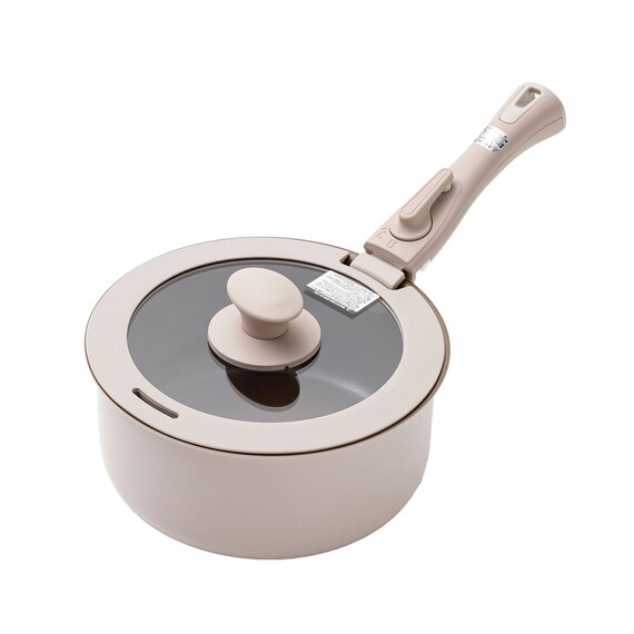 【取っ手がとれる】IH・ガス火 スピンコート フライパン・鍋 5点セット(MO FS005) つるつるコーティング 16枚目画像