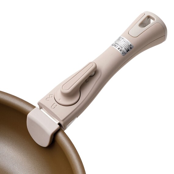 【取っ手がとれる】IH・ガス火 スピンコート フライパン・鍋 5点セット(MO FS005) つるつるコーティング 20枚目画像