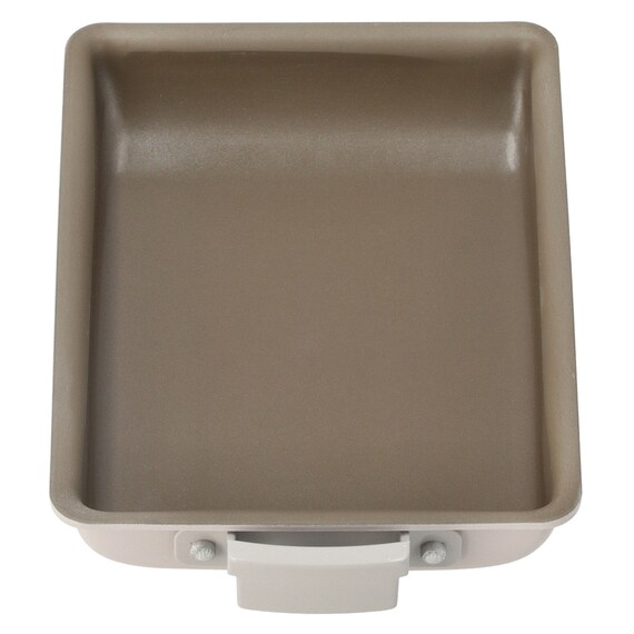 【取っ手がとれる】IH・ガス火 スピンコート 卵焼きフライパン(13×18cm モカ FS005) 1枚目画像