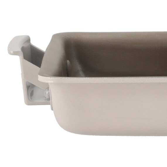 【取っ手がとれる】IH・ガス火 スピンコート 卵焼きフライパン(13×18cm モカ FS005) 20枚目画像