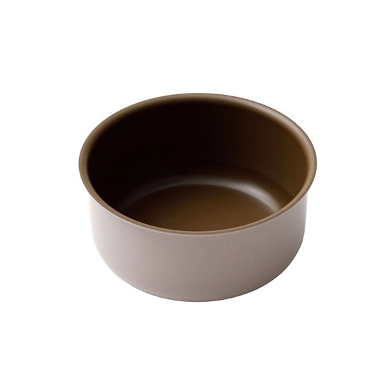 【取っ手がとれる】IH・ガス火 スピンコート 鍋(16cm モカ FS005) 1枚目画像