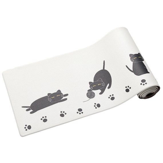 PVCフロアマット(デコネコ 45×120 KF502) 3枚目画像