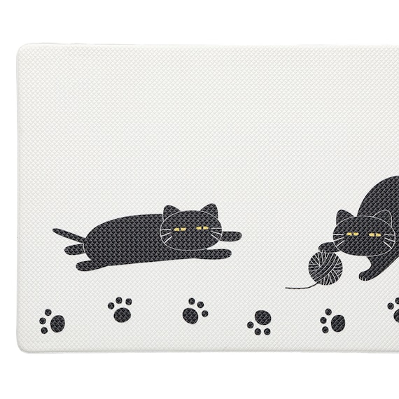 PVCフロアマット(デコネコ 45×120 KF502) 5枚目画像