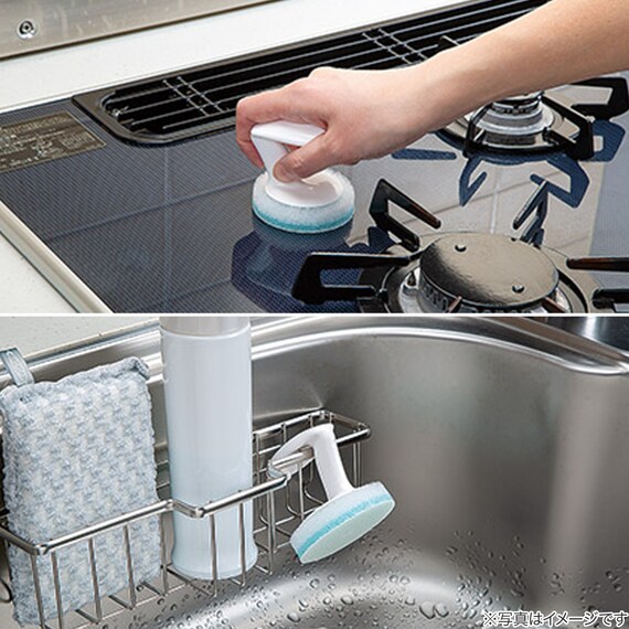 水だけで汚れを落とすガラストップ用ハンディ 2枚目画像