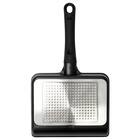 IH・ガス火 軽量セパレートパン (16X20cm ブラック ) 5枚目画像