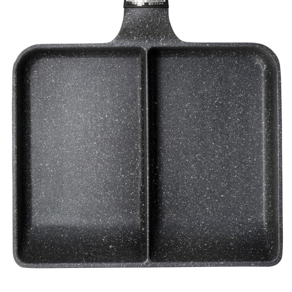 IH・ガス火 軽量セパレートパン (16X20cm ブラック ) 6枚目画像