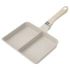 IH・ガス火 軽量セパレートパン (16X20cm ベージュ) 1枚目画像