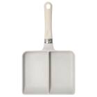 IH・ガス火 軽量セパレートパン (16X20cm ベージュ) 4枚目画像