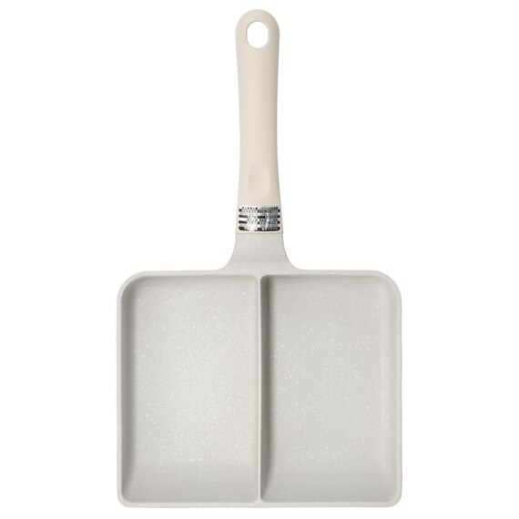 IH・ガス火 軽量セパレートパン (16X20cm ベージュ) 4枚目画像