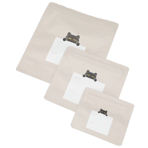 アルミジップバッグ デコネコ柄 20枚入(TY08) 6枚目画像