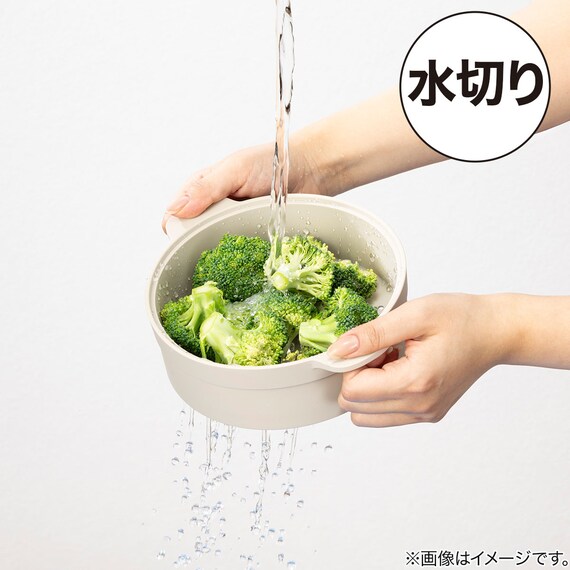 【2品同時調理ができる】 2段レンジシリコンスチーマー 7枚目画像