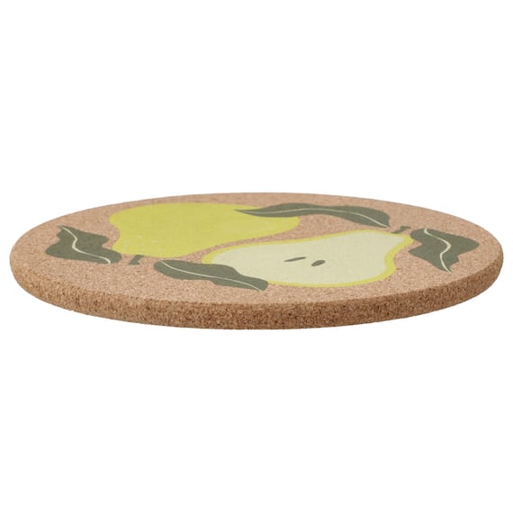 マグネット付きコルク鍋敷き(洋ナシ NR02) 6枚目画像