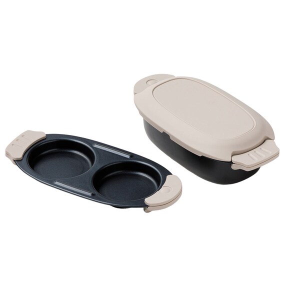 レンジで焼き目がつく レンジグリル(目玉焼き・角型セット) 1枚目画像