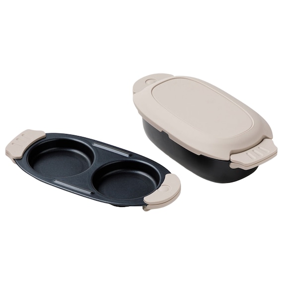 レンジで焼き目がつく レンジグリル(目玉焼き・角型セット) 1枚目画像