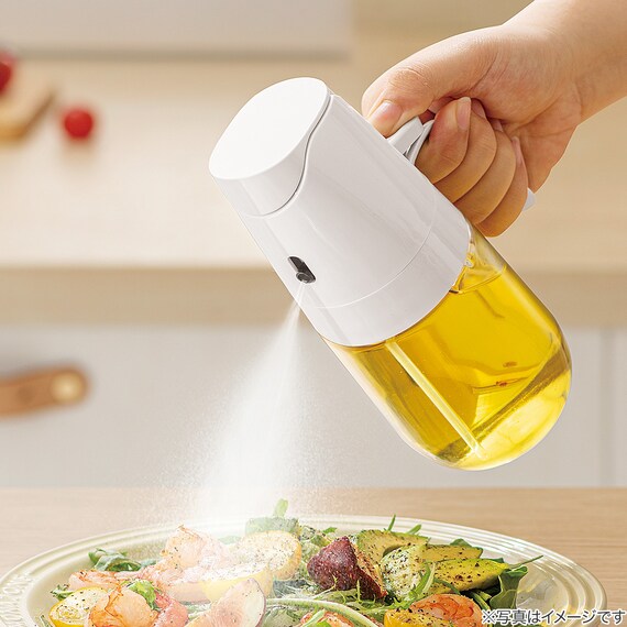 2WAYオイルスプレーボトル 300mL(ホワイト AA403) 2枚目画像