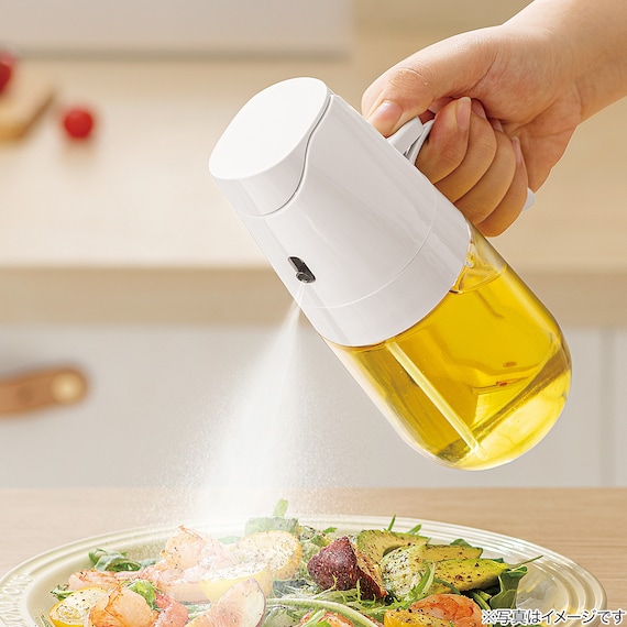2WAYオイルスプレーボトル 300mL(ホワイト AA403) 2枚目画像
