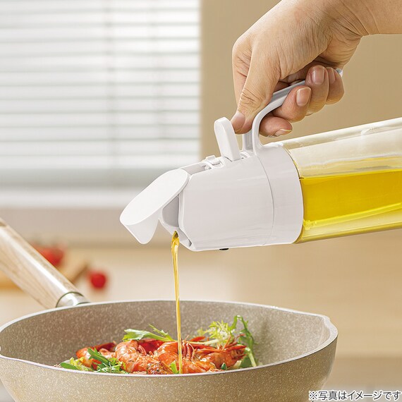 2WAYオイルスプレーボトル 300mL(ホワイト AA403) 3枚目画像