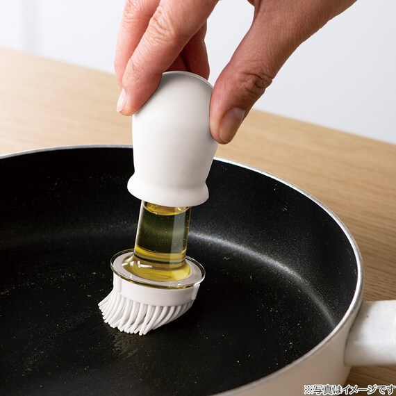 オイルブラシポット 180mL(ホワイトAAB068) 2枚目画像