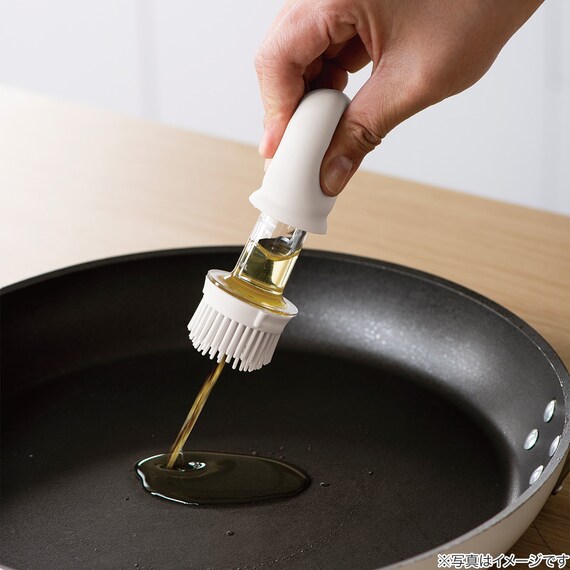 オイルブラシポット 180mL(ホワイトAAB068) 3枚目画像