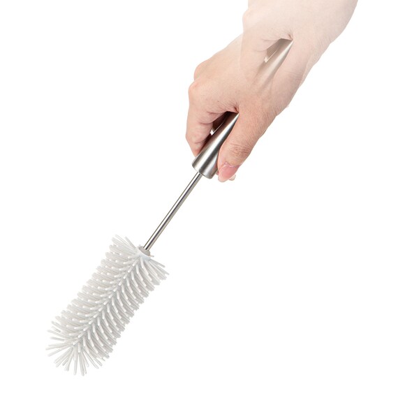 伸縮+回転シリコーンボトル洗い(グレー) 1枚目画像