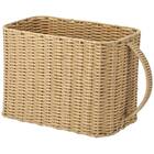 ラタン風バスケット取っ手付き(HN251101) 1枚目画像