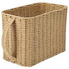 ラタン風バスケット取っ手付き(HN251101) 2枚目画像