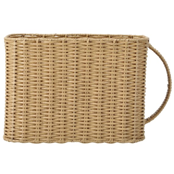 ラタン風バスケット取っ手付き(HN251101) 3枚目画像