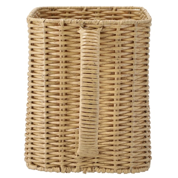 ラタン風バスケット取っ手付き(HN251101) 4枚目画像