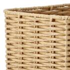 ラタン風 バスケットハーフ取っ手付き(HN251102) 7枚目画像