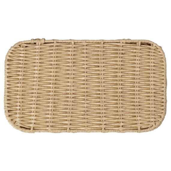 ラタン風 ふた付きバスケット(HN251106) 6枚目画像