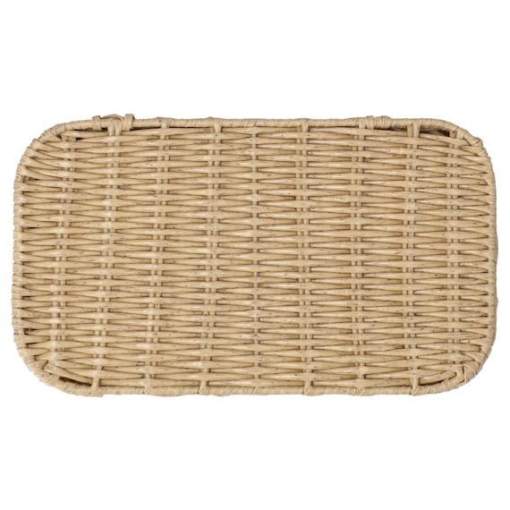 ラタン風 ふた付きバスケット(HN251106) 6枚目画像