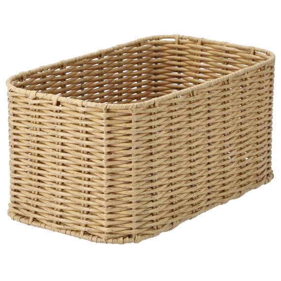 ラタン風バスケット(HN251108) 2枚目画像