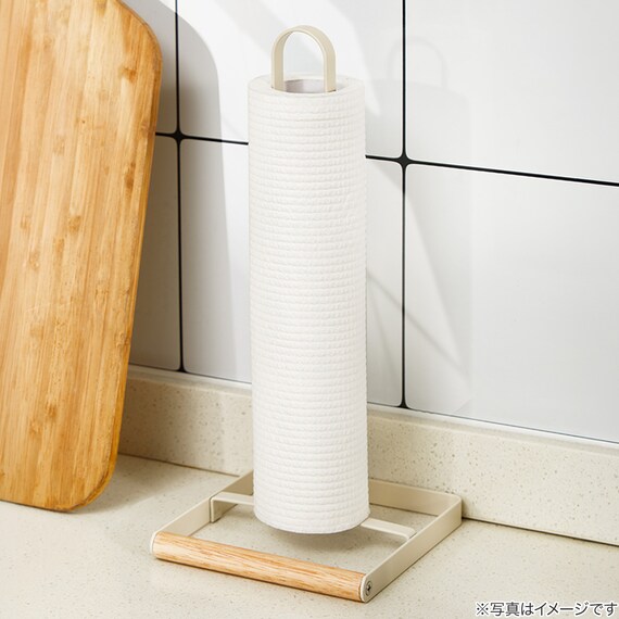 キッチンペーパーホルダー(HF23399 ベージュ) 2枚目画像