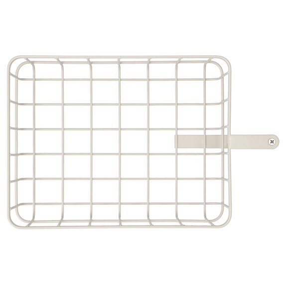 ワイヤーバスケット取っ手付き 高さ10.5cm(HF101236 ベージュ) 5枚目画像