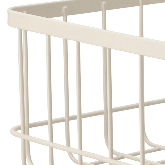 ワイヤーバスケット取っ手付き 高さ10.5cm(HF101236 ベージュ) 7枚目画像