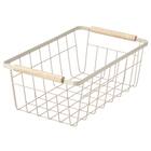 ワイヤーバスケット(HF101235 ベージュ) 3枚目画像