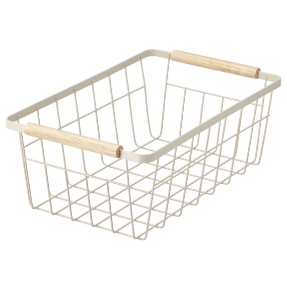 ワイヤーバスケット(HF101235 ベージュ) 3枚目画像