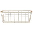 ワイヤーバスケット(HF101235 ベージュ) 4枚目画像