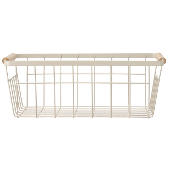 ワイヤーバスケット(HF101235 ベージュ) 4枚目画像