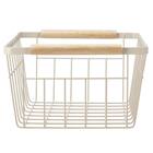 ワイヤーバスケット(HF101235 ベージュ) 5枚目画像