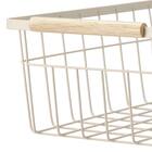 ワイヤーバスケット(HF101235 ベージュ) 7枚目画像