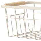 ワイヤーバスケット(HF101235 ベージュ) 8枚目画像