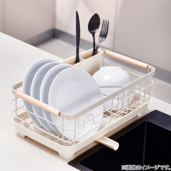 水切り1段(HF88688 ベージュ) 2枚目画像