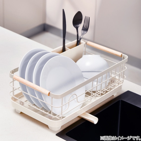 水切り1段(HF88688 ベージュ) 2枚目画像